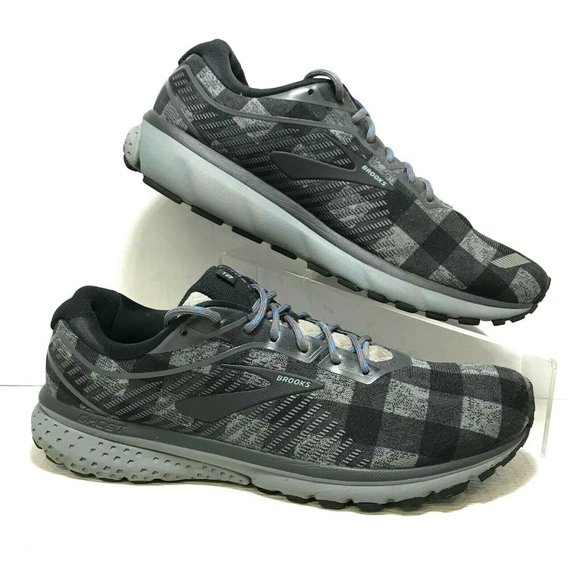 men's brooks ghost 12 flannel